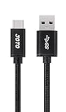 USB Type C Cable, JOTO USB-C 3.1 Type-C to USB 3.0 Type A Charging Data Cable [Heavy Duty Nylon Brai