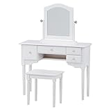 ドレッサーセット 鏡台 化粧台 白家具