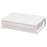 リヒトラブ 机上台 幅390mm 引出し付 A7341-0 白