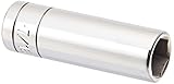 SK Hand Tool 41914 6 Point 1/4-Inch Drive Deep Socket, 7/16-Inch, Chrome by SK Hand Tool