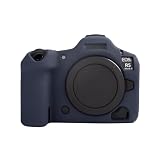 Kinokoo EOS R5 MARK II ケース、Canon EOS R5 MARK II/Canon EOS R5 MARK 2カメラケース、 R5 MARK IIカメラシリコン保護ケース R5 MARK IIアクセサリー 取り外し可能 滑り止め（ブルー）