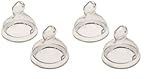 NUK Silicone Orthodontic Nipples, 6 Months, Fast, 4 Count by NUK