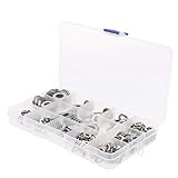 Fenteer ステンレススチールワッシャー　キット　395個入り（m4-m12）　多サイズ　耐久性　耐錆性　高品質