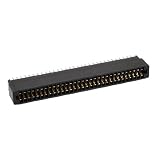 ブラックダブル行62ピン2.54 MMピッチPCBボードソケットヘッダー