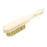 uxcell 真鍮ワイヤーブラシ　26cm長さ　ウッド　ハンドル　クリーニング　ハンドツール　便利