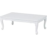 フェミニンシリーズ　折れ脚テーブル/幅80cm　MT-7030WH