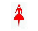 男女マーク 女ﾏｰｸ男：黒色　女：赤色 SK-16T-1 新協和