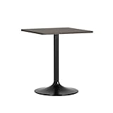 arne テーブル 木製 高さ70cm ダイニングテーブル ソファーテーブル カフェテーブル 会議室 幅60cm straight 600 ダークブラウン×ブラック