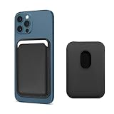 [WALLFID] MagSafe対応 マグネット式ウォレット iPhone 17/16/15/14/13/12 対応 レザー カードケース RFIDスキミング防止 強力マグネット 薄型(黒)