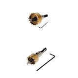 Fenteer ホールソー　HSS鋼　ドリルビット　28mm & 21mm　　マルチビットカッター　