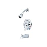 Olympia Faucets P-2300CS Single Handle Pressure Balance Tub/Shower Set, Chrome Finish [並行輸入品]