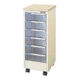 ナカバヤシ ニューオフィスワゴン A4 深6段 アイボリー NW-M6A