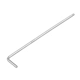 uxcell　六角棒レンチ　スパナ　ネジ回し　L型　ツール　ボールエンド　1.5mm　シルバートーン