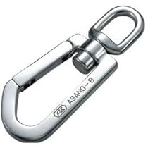 Ａsano商品です Amazon.co.jp: Asano Metal Industry Swivel Hook, Size 6, AK1150