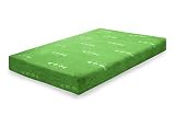 Furniture of America Dreamax 7-Inch Memory Foam Youth Mattress, Twin, Green [並行輸入品]