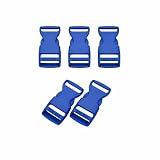 樹脂製バックル (ブルー, 25ｍｍ,5個セット) サイドリリース プラスチック DIY バックル パーツ ハンドメイド