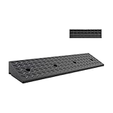 段差スロープ ゴム 段差解消段差プレート 高さ 4cm 5cm 6cm 7cm 8cm 9cm 10cm 11cm 12cm 13cm 14cm 15cm階段用滑り止め バリアフリー 介護 プレート ハイステップ 自転車 ゴム製 屋外 駐車場 カーガレージ 玄関 段差解消 (100*25*8) [並行輸入品]