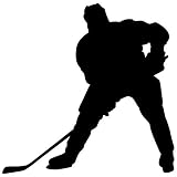 Hockey Wall Sticker Decal 7 - Decal Stickers and Mural for Kids Boys Girls Room and Bedroom. Sport W