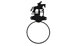 IronworkタオルリングHorse and Rider Jumping Albert