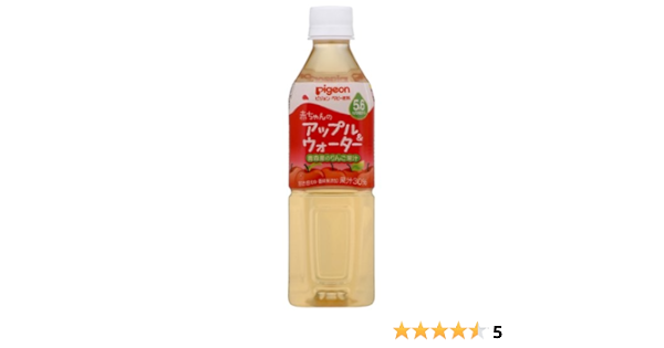 Amazon ピジョン 赤ちゃんのアップル ウォーター 500ml 24個 ピジョン ベビー用飲料 通販