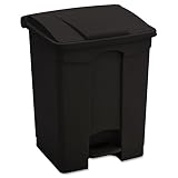 Safco Products 9921BL Open Top Waste Receptacle 14-Gallon Black [並行輸入品]
