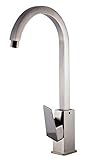 Alfiブランドab3470 Gooseneck単穴浴室の蛇口 AB3470-BN 1