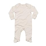(ベイビーバグズ) Babybugz ベビー・赤ちゃん用 オーガニックコットン スリープスーツ ロンパース (6-12ヶ月) (ナチュラル)