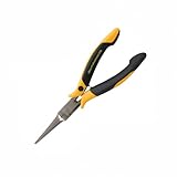 Wiha 32746 Pliers, Long Needle Nose, Straight, Serrated Jaws, ESD Safe by Wiha