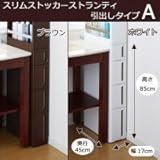 スリムストッカー ストランティ 引出しタイプA ブラウン・31508