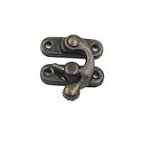 AngelaKerry ボックスラッチ　20個 ブロンズ 23mm×27mm アンティーク ボックス ラッチ ウッド ボックス 装飾 ネジ [並行輸入品]