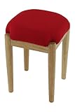 narumikk 木製スツール Olivia(オリビア) Mサイズ レッド 30-205