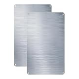 FOLGTEK アルミ板 アルミプレート 金属板 金属プレート 2枚入り 100mm×100mm 板厚0.85mm DIYに最適 アルミニウムシート