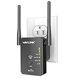 WAVLINK 中継機 300Mbps WIFI 無線LAN中継器/アクセス ポイント/ワイヤレス ルータ/リピーター/AP wifi ブースター信号増幅器 11n/g/b 300Mbps エアステーション 外部アンテナ付き コンセント直挿型 ブラック