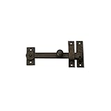 Coastalブロンズ – 7.5 "ゲートドロップバーW /ノブレバーラッチ) – Solidブロンズ