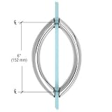 CRL 6 "クロムクレセントスタイルバックツーバックプルハンドル