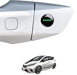 ニスモ nismo 車ロック保護ステッカー ドアロック鍵穴ステッカーデカール 車用室外ドアハンドル 装飾アクセサリー 車のドアロックカバー プロテクター キーシリンダーエンブレム キーホール キーシリンダーガード 4枚セット ナイトライトモード (ニスモ nismo)