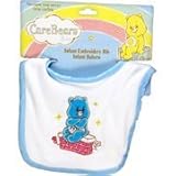 Infant Embroidery Bib Blue - 1 bib by Care Bears Baby