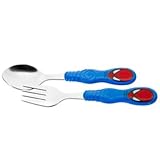 Zak! Designs Spiderman Kid's Easy Grip Spoon/Fork Flatware by Zak Designs