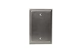 Amerock BP36527G10 Mulholland 1 Blank Wallplate, Satin Nickel [並行輸入品]