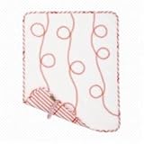 ECOBIBI(エコビビ）　オーガニック・コットン　おむつ替えシート（オレンジチェック）