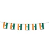 インド国旗プラスチックBunting – 7 M