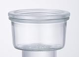 WECK ウェック ガラス キャニスター 保存容器 モールド シェイプ 140ml 耐熱温度差80℃ ドイツ製 W9×H5cm WE-976