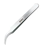アネックス(ANEX) ステンレスピンセット 先丸鷲型 120mm No.207