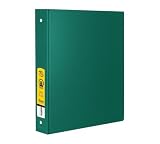 BAZIC 1 Green 3-Ring Binder w/ 2-Pockets Case of 12 (4112-12) [並行輸入品]