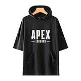 Apex Legends Tシャツ 半袖 メンズ レディース 七分袖 パーカー カットソートップス フード付き おしゃれ ユニセックス プルオーバー カジュアル トップス 2019新品 韓流