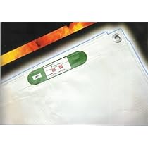 FD防炎メッシュシート 白 0.9x6.3 10枚