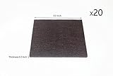 BTMB 3.3インチ家具フィート20個Idealノンスキッド家具パッドフロアプロテクターfor Fix in place