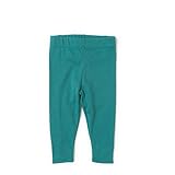 レギンス -  ブルー - Leggings - Peacock Blue - フェアトレード オーガニックコットン - Fairtrade Organic Cotton (03-06 M / 62-