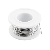 uxcell ニクロム線 抵抗ワイヤー ワイヤー長さ7.5M AWG21 直径0.7mm ニクロム シルバートーン