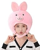 [DOKiDOKi] うさぎ かぶりもの 帽子 【ピンク】着ぐるみ コスプレ ハロウィン 忘年会 コミケ 可愛い うさみみ うさぎ 兎 ラビット インスタ ハロウィン [並行輸入品]